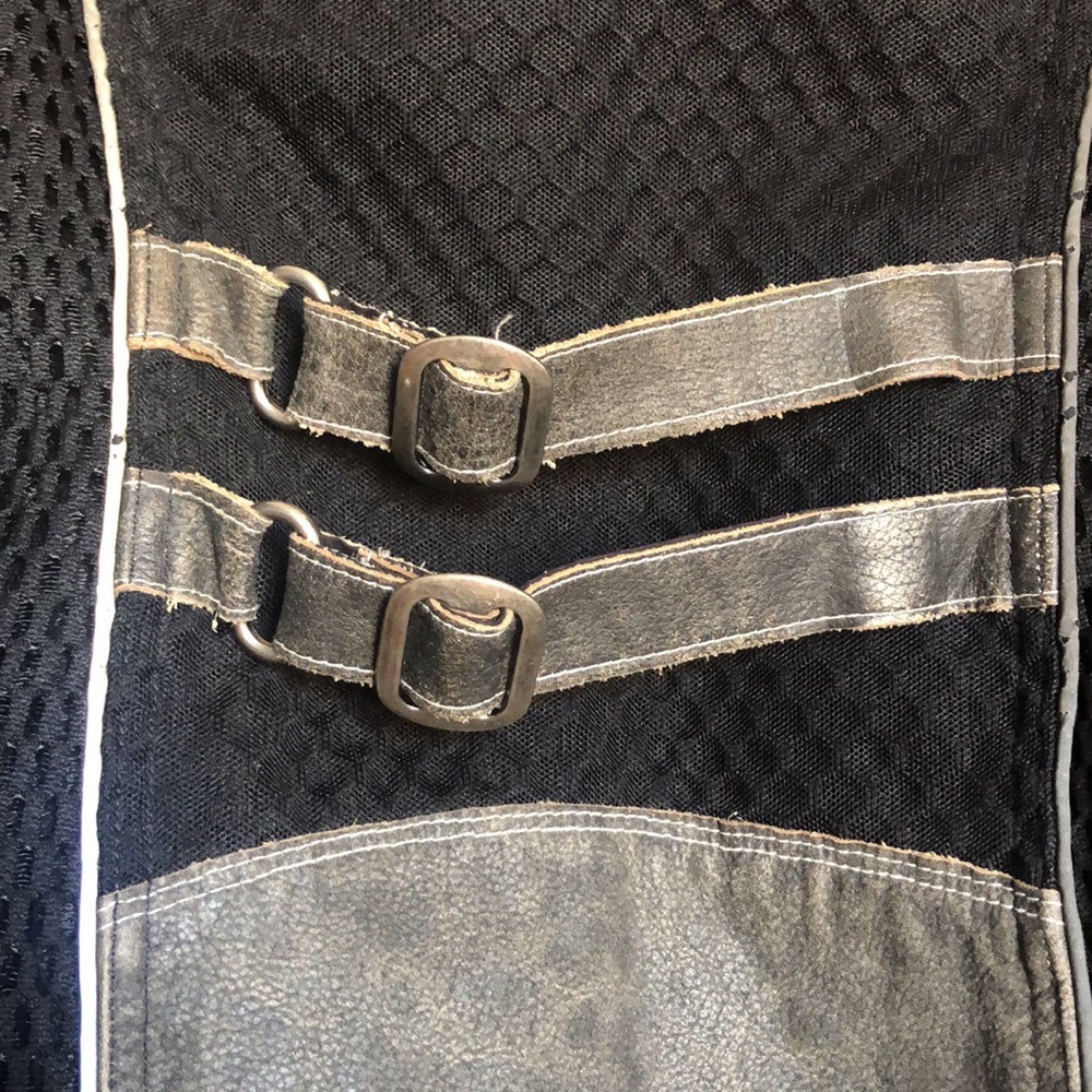 Rare Harley Davidson Mesh & Leather Motorcycle Riding Jacket, mad max vibes - Picture 9 of 16